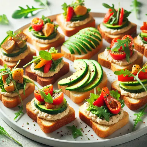 Canapés cocktail végé 30 pièces 