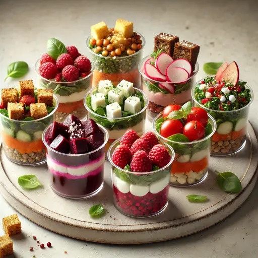 VERRINES VÉGÉTARIENNES