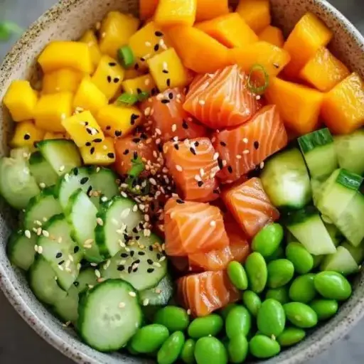 Poké saumon