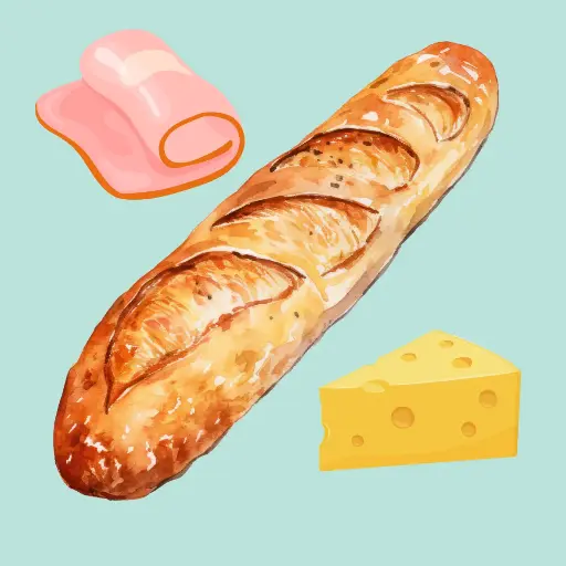 Sandwich  jambon-fromage