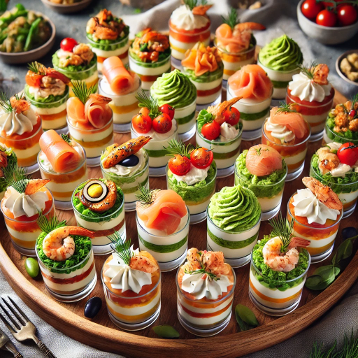 Mini verrines salées