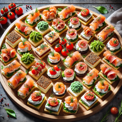 Canapés apéritifs salés x 40