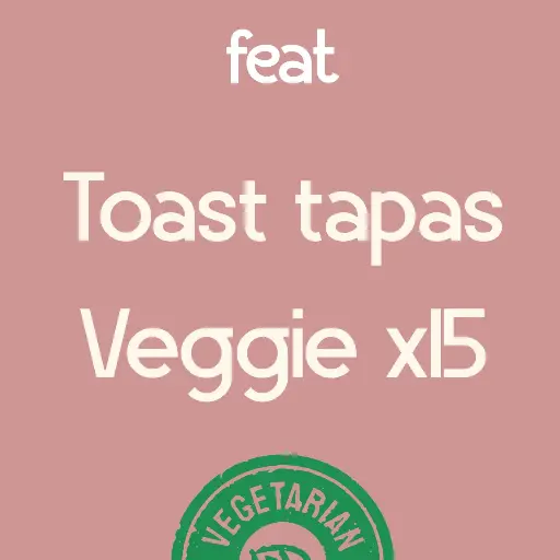 Tapas toasts Veggie x15