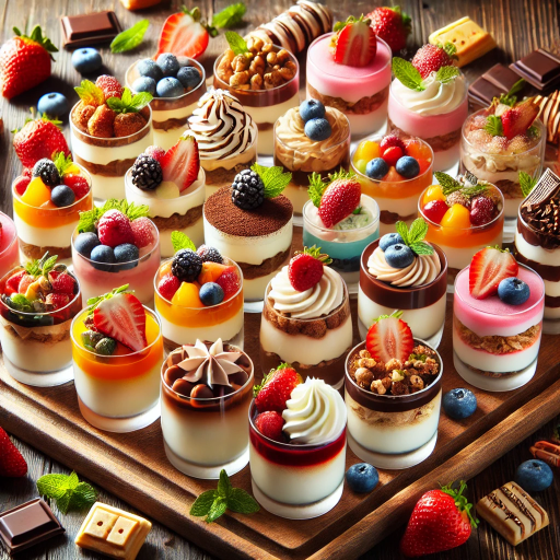 ASSORTIMENT DE MINI VERRINES SUCRÉES