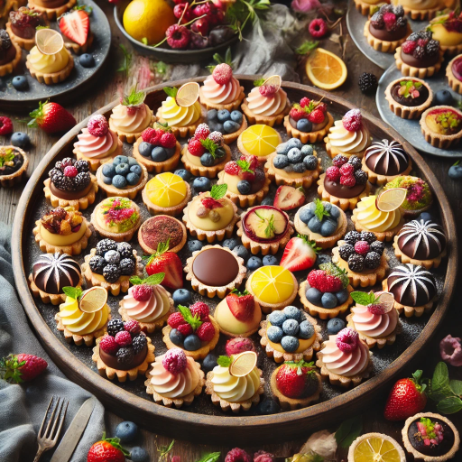 Assortiment de mini tartelettes sucrées x 40 