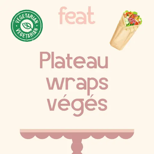 Plateau de wraps végés 12 pièces