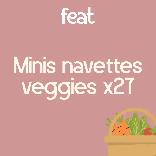 Mini navettes végé 30 pièces 