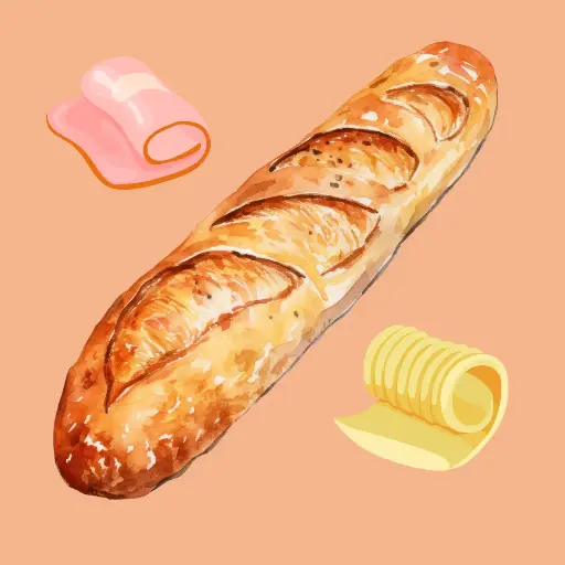 Sandwich jambon-beurre