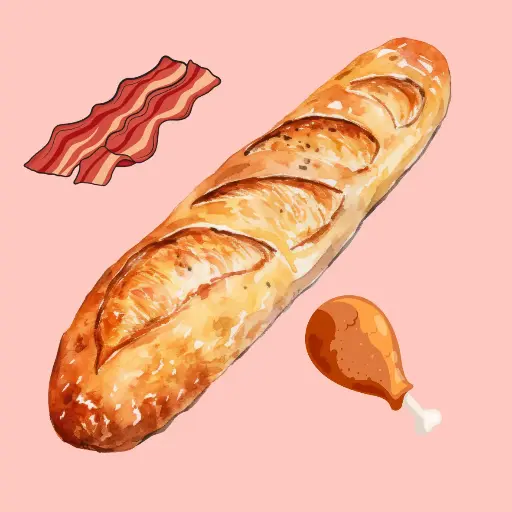 Sandwich poulet-bacon