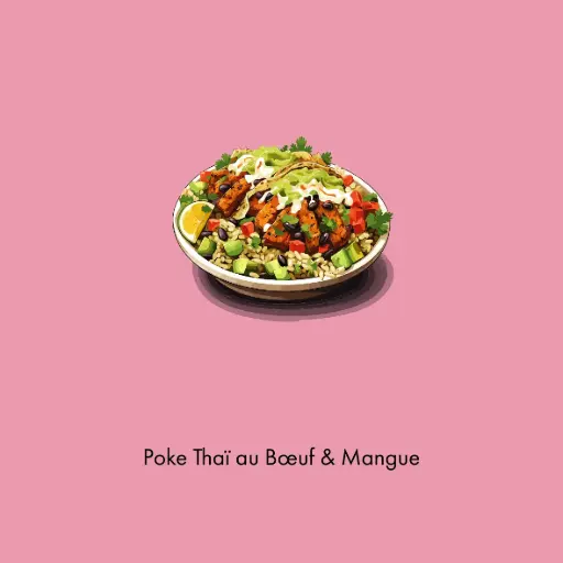 Poke Thaï au Bœuf & Mangue