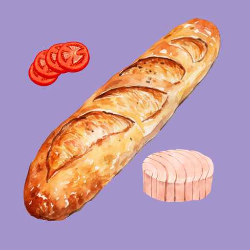 Sandwich thon-crudités