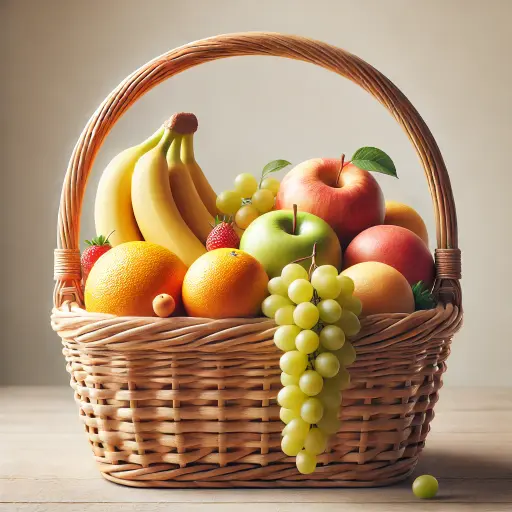 CORBEILLE DE FRUITS FRAIS