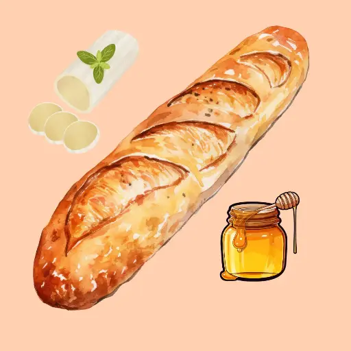 Sandwich chèvre-miel